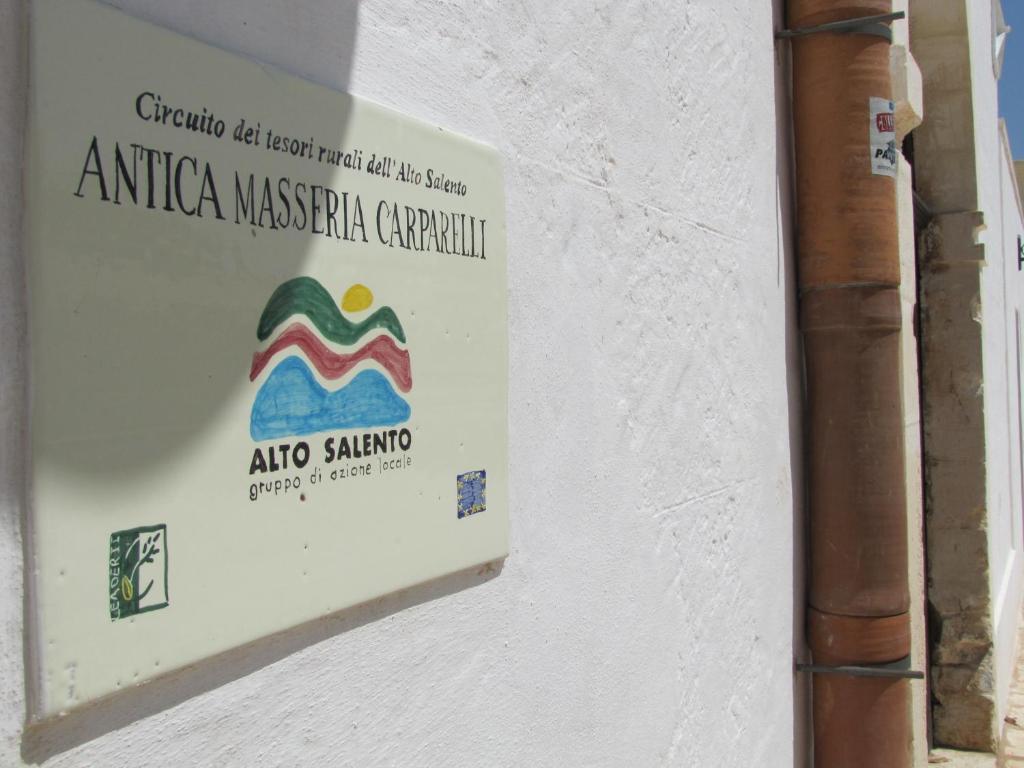 Gasthaus Antica Masseria Carparelli Ostuni Exterior foto